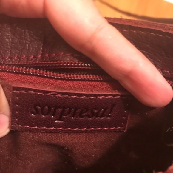 Sorpresa Leather Cross Body Vintage Bag - Picture 6 of 8